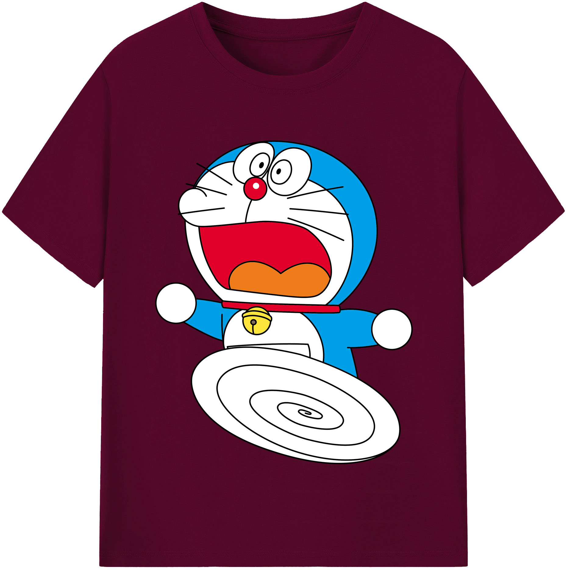 （画像用） ドラえもん Doraemon レディースカジュアルプリントTシャツ（綿100％）